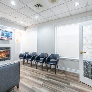Patient waiting area at Dr Patel Dentistry